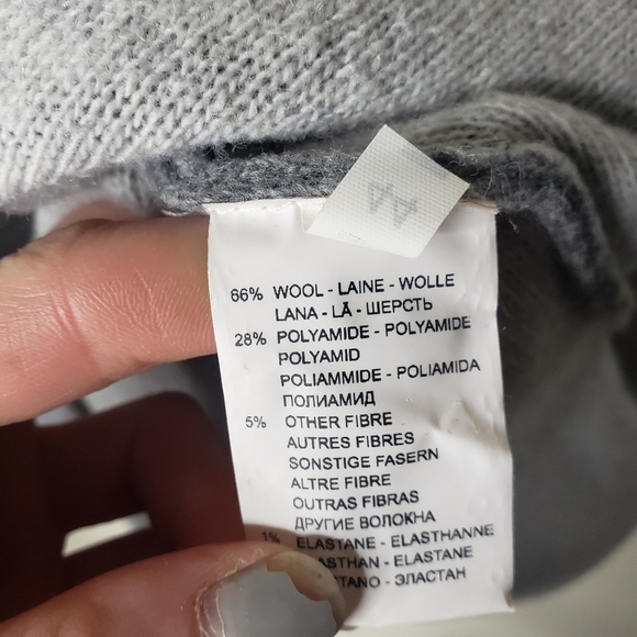 Peruggi Wool Breasted Sweater Cardigan - Picture 5 of 6